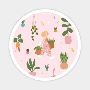 House Plant Hoarder Magnet